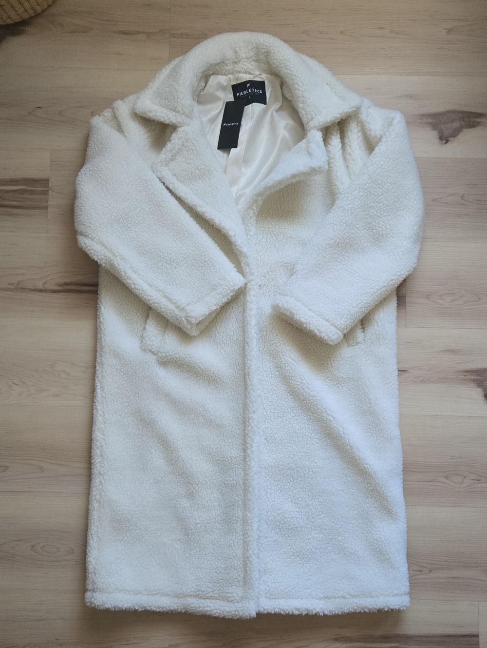 NWT Fabletics Coat, White, Size Large
